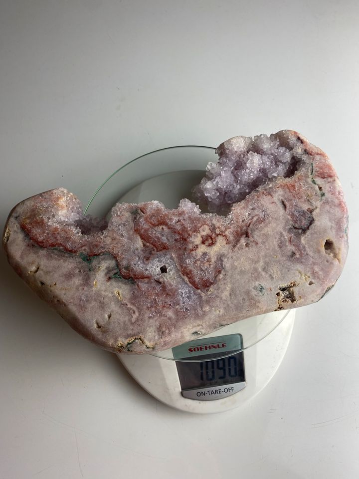 Pinker Amethyst Slab auf Ständer, Brasil, Mineralien & Kristalle in Hamburg