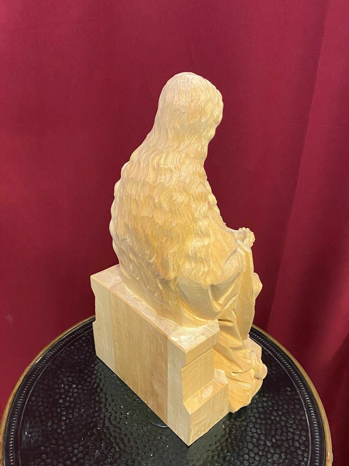 HEILIGE MARIA MIT JESUSKIND NEOGOTIK SKULPTUR AUS HOLZ HEILIGENFIGUR 49cm - Versand kostenlos - Wir sind für Sie da lokal in 86830 Schwabmünchen oder online ARTHOME24 in Schwabmünchen