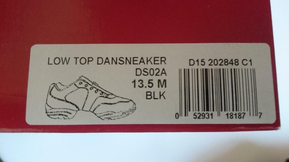 Capezio Low Top Dansneaker DS 02 13,5 M Tanzschuh Schuhe Discofox in Hermsdorf