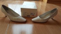 weisse Pumps Leder Schuhe für Hochzeit UK 5 1/2 Gr. 38 von högl Brandenburg - Liebenwalde Vorschau