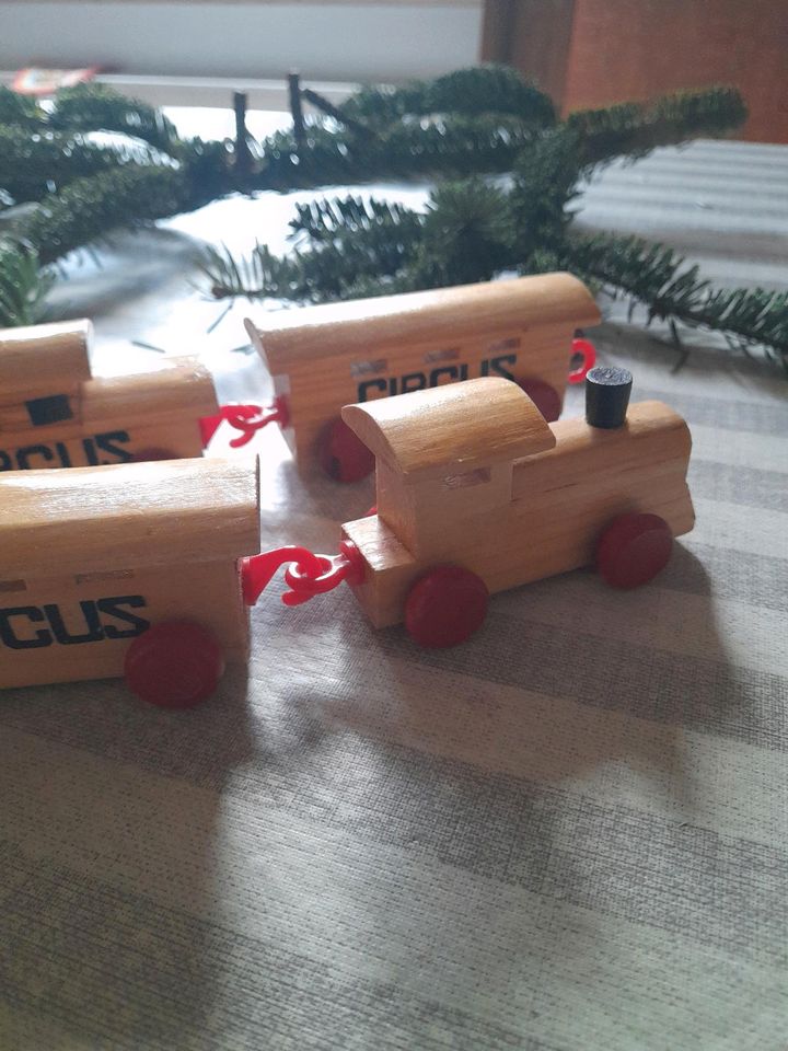 Spielzeug  Holz  Zug Cirkus in Murrhardt