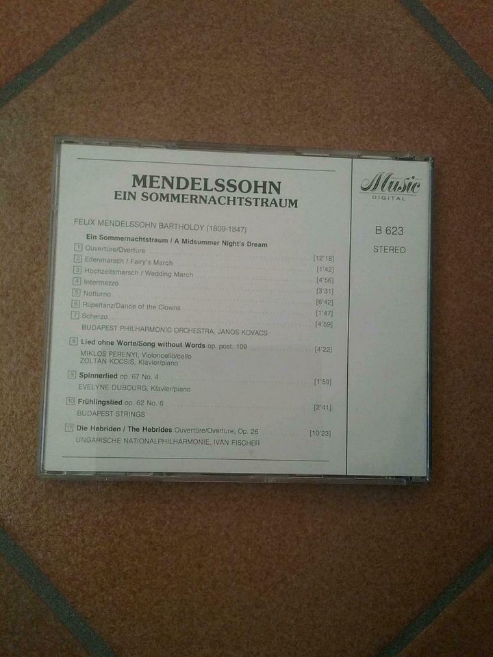 CD von Mendelssohn - Ein Sommernachtstraum in Friedrichshafen