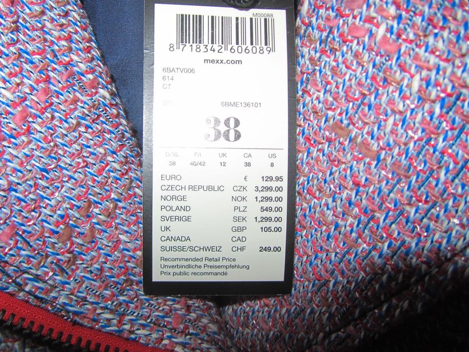 Damenjacke, Damenblazer, Blazer, Jacke Mexx Gr. 38 in Marxzell