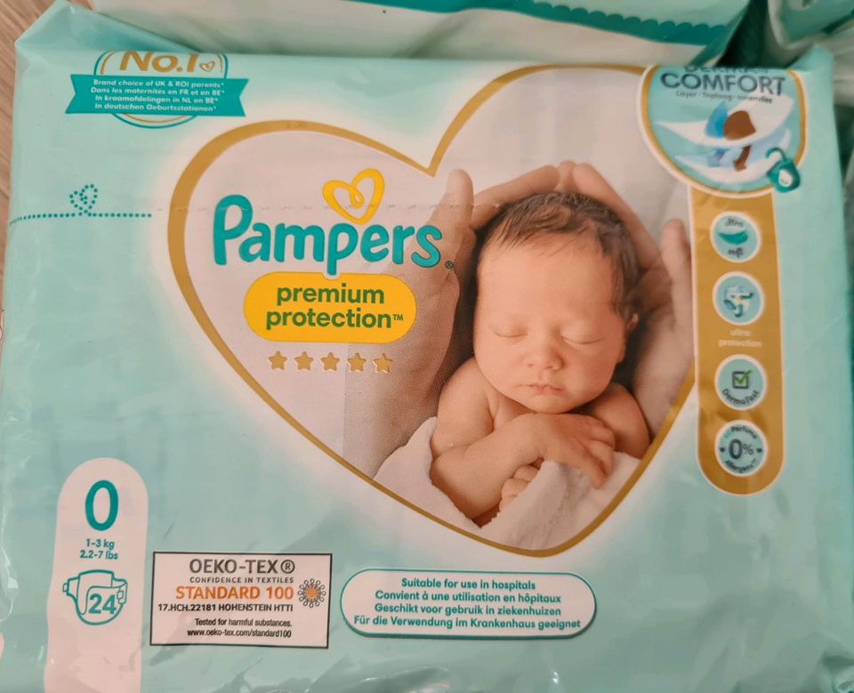 Pampers Windeln, Newborn, 0er Windeln OVP in Langenfeld