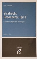 Rolf Schmidt Strafrecht Besonderer Teil 2 22. Aufl 2021 Frankfurt am Main - Sachsenhausen Vorschau