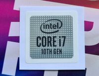 Intel Core i7 10th Gen Comet Lake Aufkleber Gehäuse PC Sticker Sachsen - Chemnitz Vorschau