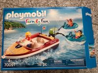 PLAYMOBIL Family Fun 70091 Sportboot mit Fun-Reifen Frankfurt am Main - Bergen-Enkheim Vorschau