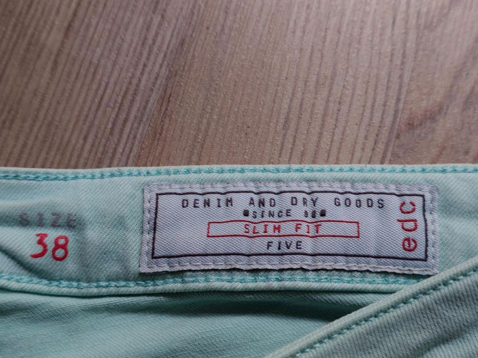 2 Esprit edc Timezone Bermuda Capri slim Jeans Hosen mint in Halberstadt