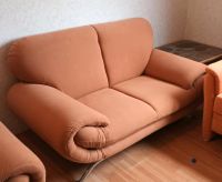 Couch Set 2er + Sessel auch einzeln Sand / Orange Sitzgruppe Hessen - Brachttal Vorschau