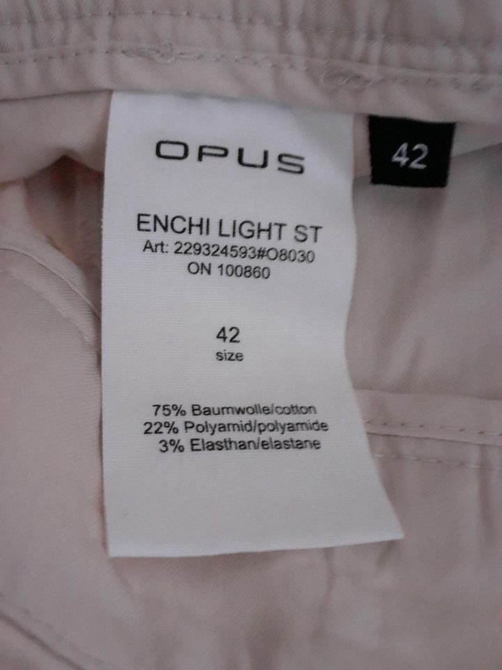 Opus Enchi Light ST Hose Chino Gr. 42 beige wie neu in Peiting