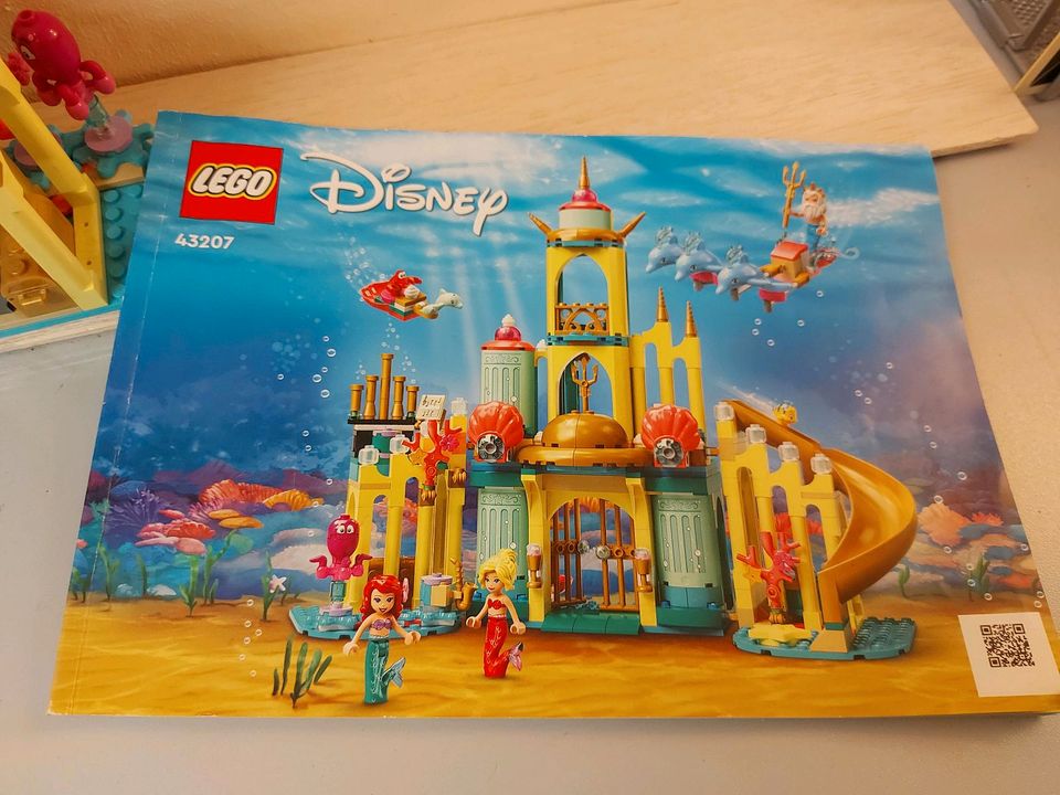 LEGO 43207 Disney Arielle Unterwasserschloss in Echzell 