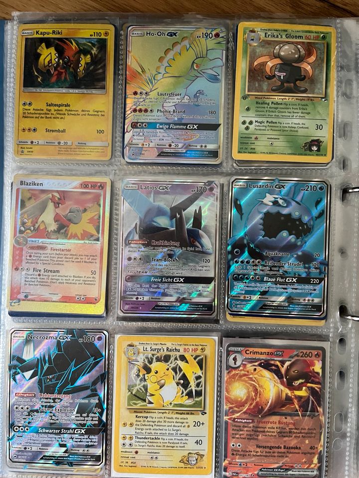 Pokémon Karten Sammlung Bulk Vmax, Holo, Ex, Gx in Bergisch Gladbach