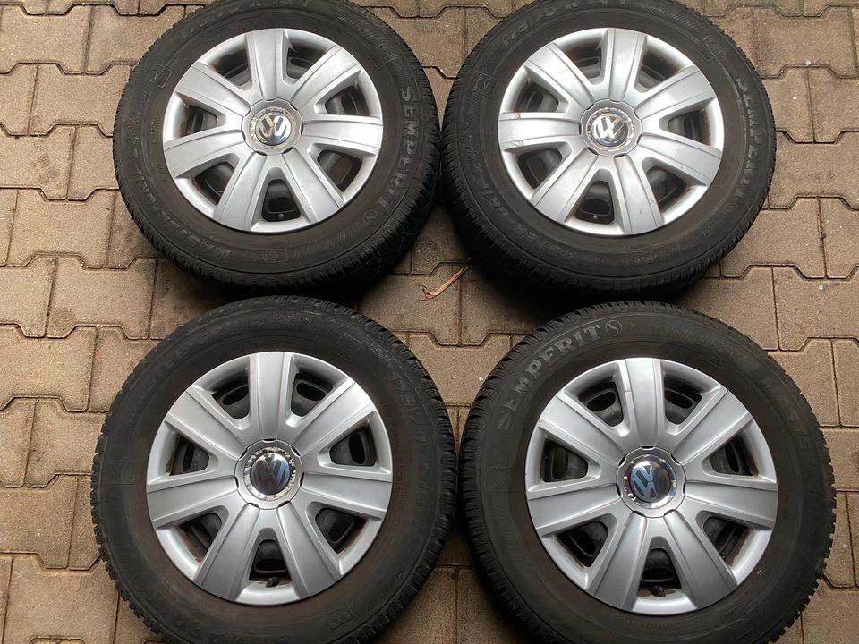 14 Zoll VW Polo Skoda Seat 5Jx14H2 ET35 5x100 Winter 175/70 R14 in Klein-Winternheim