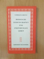 Giordano Bruno Heroische Leidenschaften Individ Leben Buch Bücher Frankfurt am Main - Gallusviertel Vorschau