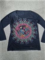 Desigual Shirt Damen Gr. 38 schwarz gemustert Sachsen-Anhalt - Halle Vorschau