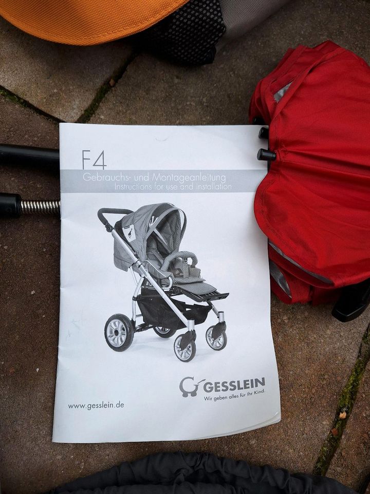 Gesslein F4 Kinderwagen / Buggy älteres Modell in Mannheim