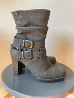 Stiefeletten von Tom Tailor, grau, Größe 36 Nordrhein-Westfalen - Hamm Vorschau