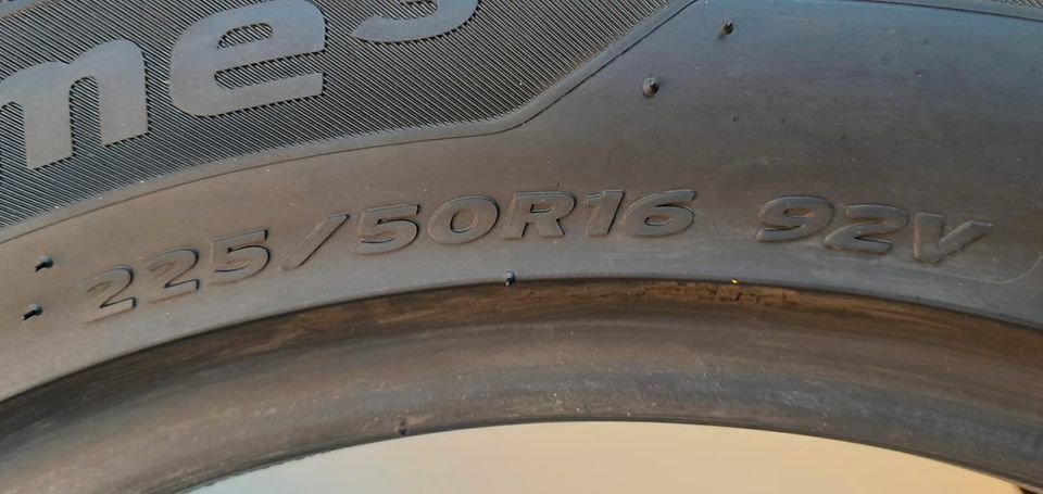 ⭐️ 7-7,5 mm Sommerreifen Reifen 225/50 R16 92V Hankook Ventus in Bruchsal