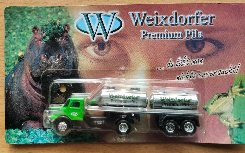 Werbe Truck LKW Weixdorfer Premium Pils Oldtimer Krupp Mustang in Spremberg