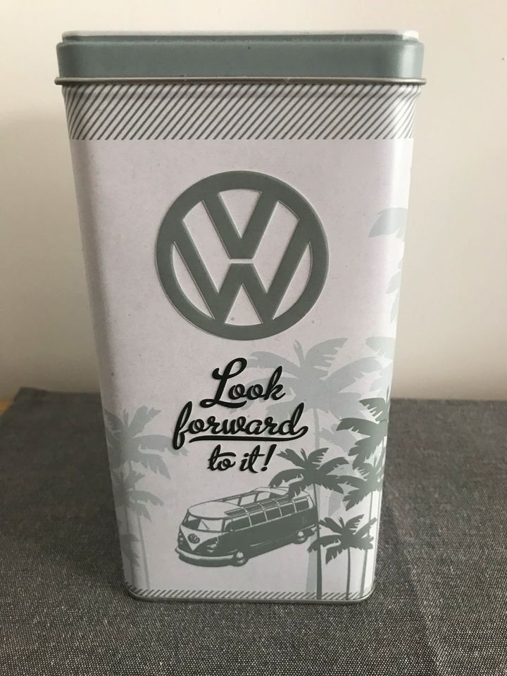Blechdose - VW Bulli, Vorratsdose Kaffeedose- unbenutzt! in Stelle