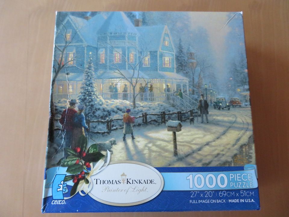 Ceaco Puzzle - Thomas Kinkade - A Holiday Gathering - 1000 Teile in Berlin