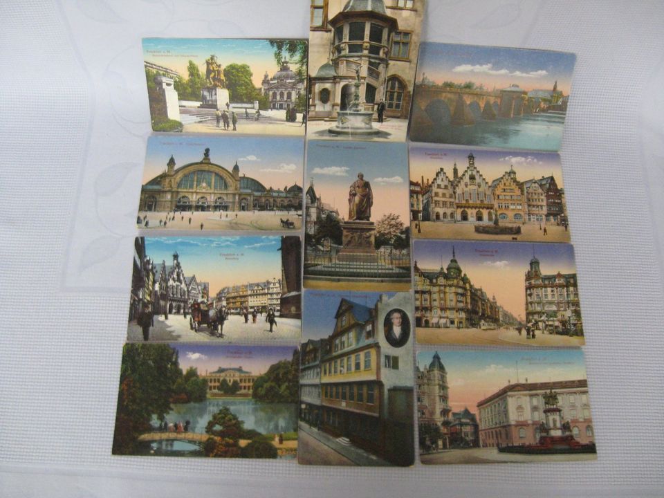 11 nostalgie Ansichtskarten von Frankfurt am Main in Hattersheim am Main