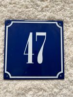 Emaille Hausnummer Schild 47 Niedersachsen - Ahlden (Aller) Vorschau
