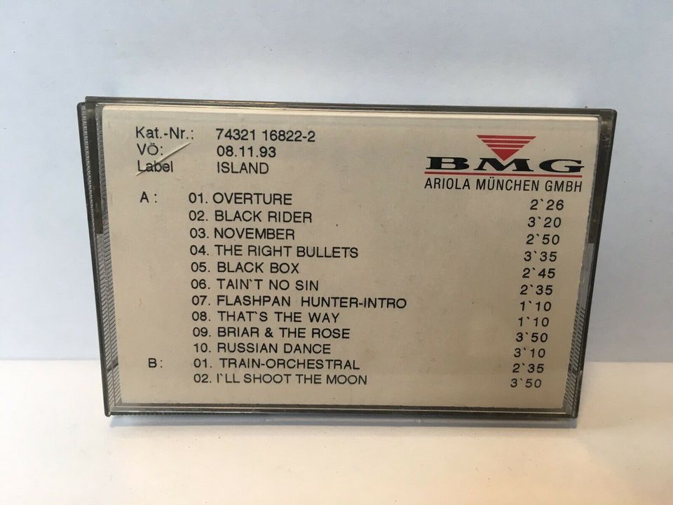 Tom Waits Black Rider, BMG, Kassette Musikkassette MC in Hamburg