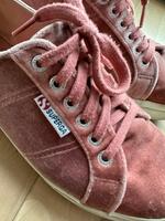 SUPERGA Sneaker Platform Samt rosa Bayern - Taufkirchen Vils Vorschau