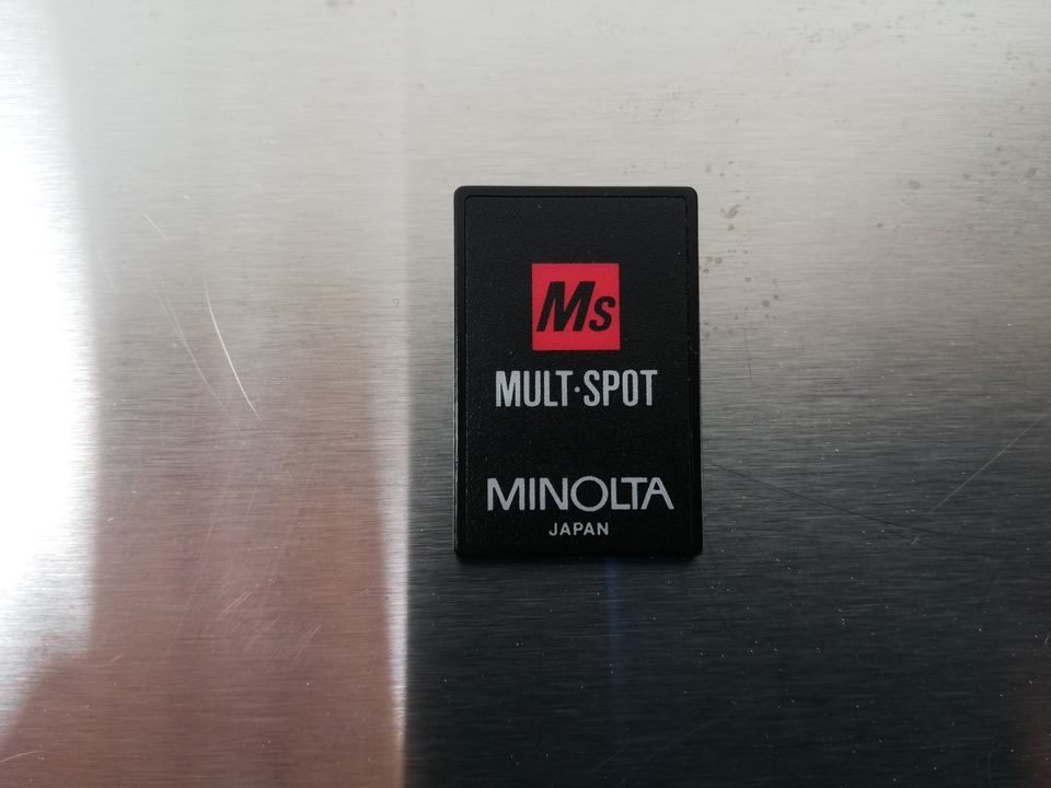 Funktionscard für Minolta Kamera "Ms / MULT-SPOT" in Groß-Bieberau