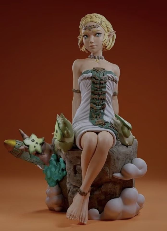 NEU Zelda Link Figur Diorama Büste 12K in Neubrandenburg