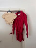 Set Malvin Mantel und Shein Crop Top Nude Bayern - Pfarrkirchen Vorschau