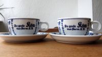 2 x De geele Köm Teetasse mit Untertasse - indisch blau Essen - Altenessen Vorschau