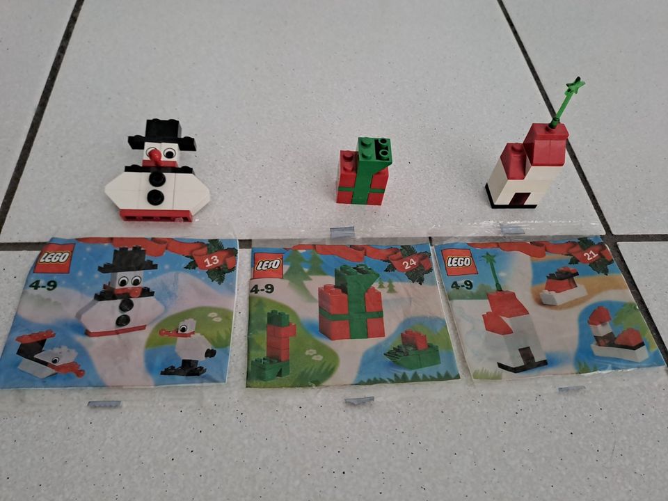 Lego Kleinteile 3 Stück - Spielzeug Kinder - Adventskalender in Saarlouis