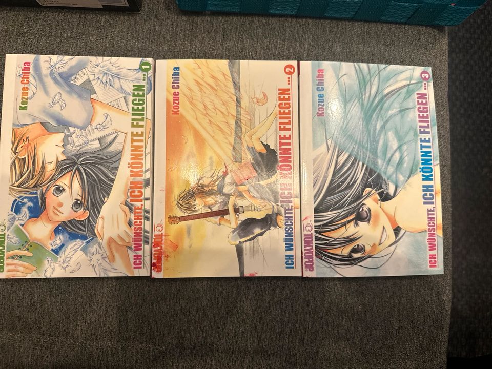 Manga Bücher Ich wünschte, ich könnte fliegen Band 1 - 3 in Voerde (Niederrhein)