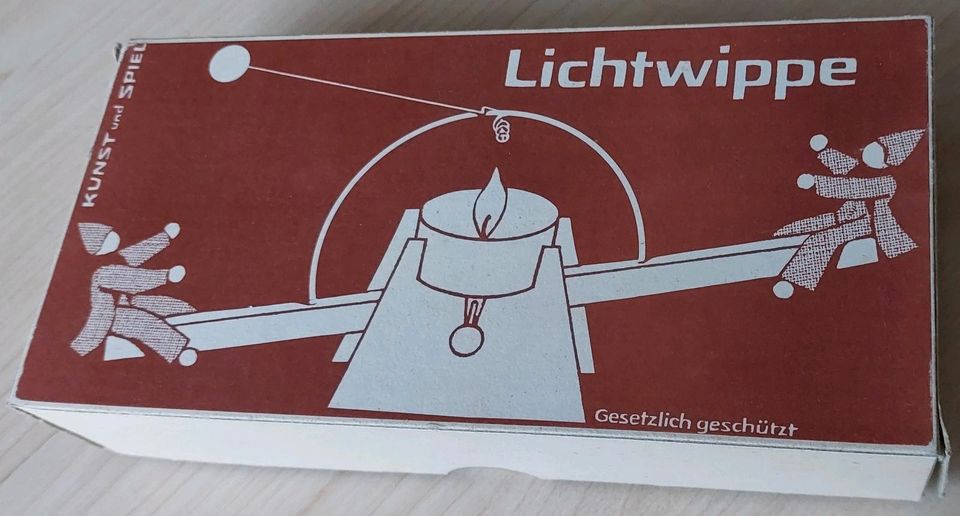 Lichtwippe Walter Kraul OVP KUNST und SPIEL Vintage holz Teelicht in München