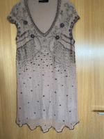 Twin Set Simona Barbieri Seidenkleid mit Perlen Gr. L beige Bayern - Langenzenn Vorschau