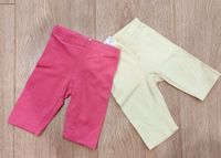 2 x Mädchen Capri Leggings Gr. 62 68 pink gelb Bayern - Obermeitingen Vorschau