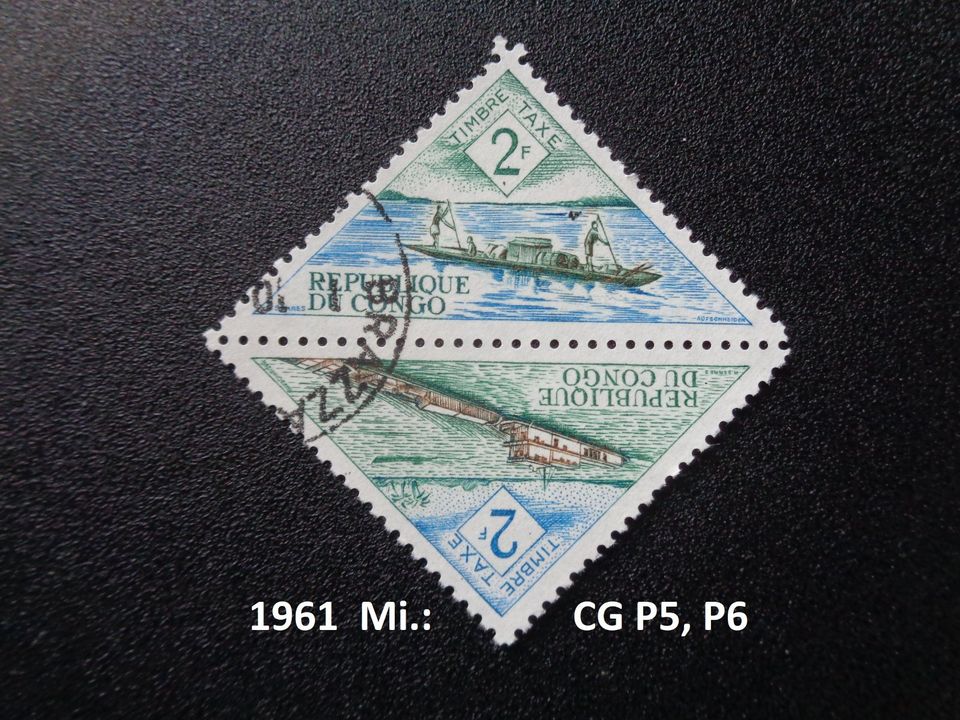 8 x Briefmarken Republik Kongo, 1961/70/71 ,  Postfrisch, siehe F in Pfungstadt