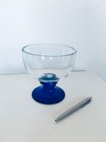 Bonbonniere Deko Schale Glas mit blauem Fuß 13 x 12,7 cm Köln - Zollstock Vorschau