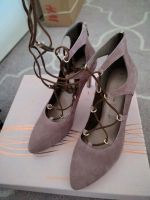 Tamaris Wildleder riemchen Schnür Pumps High Heels mauve rosè 39 Bayern - Aschaffenburg Vorschau