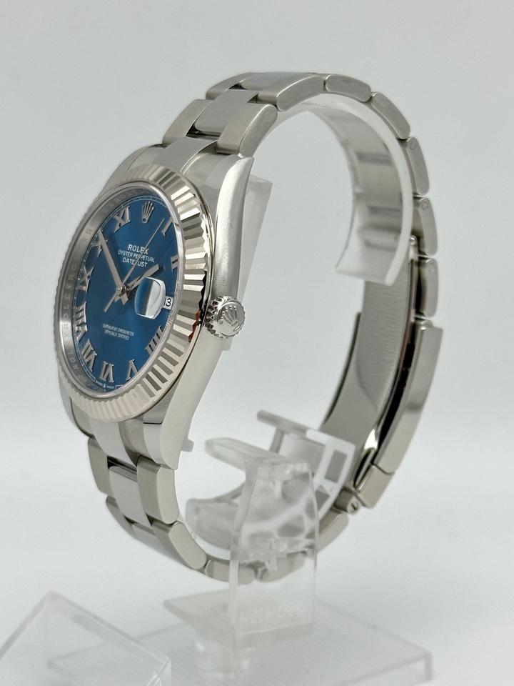 Rolex Datejust 41 Ref. 126334 Blau Römisch Oyster 2025 NEU in Düsseldorf