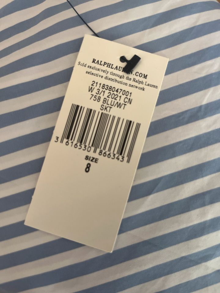 Wie neu: Rock gestreift Gr. 8 POLO Ralph Lauren in Weyhe