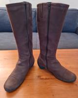 Ecco Lederstiefel Nubuk dunkelbraun mit Blockabsatz Gr. 38 Berlin - Charlottenburg Vorschau