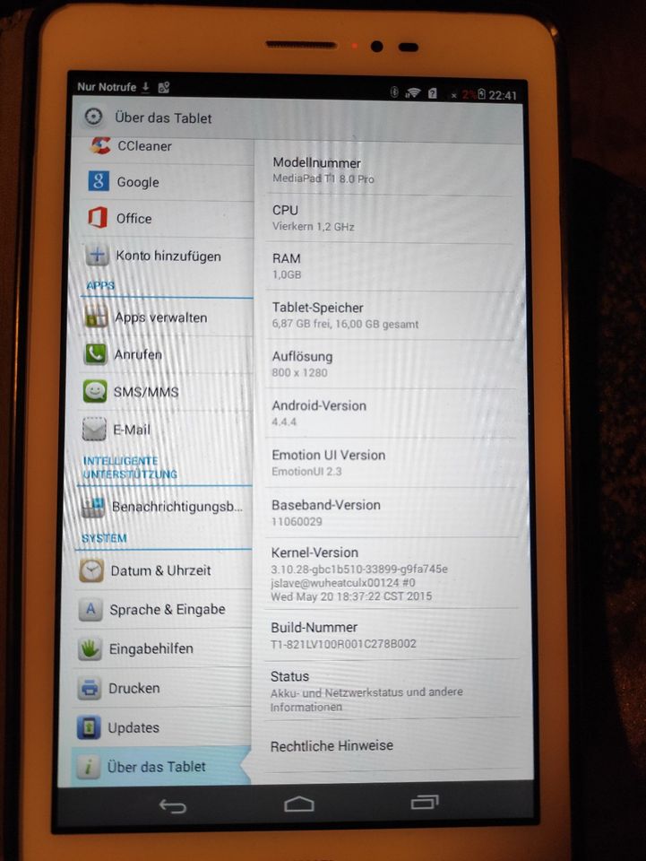 Huawei Mediapad T1 8.0 Pro in Rostock