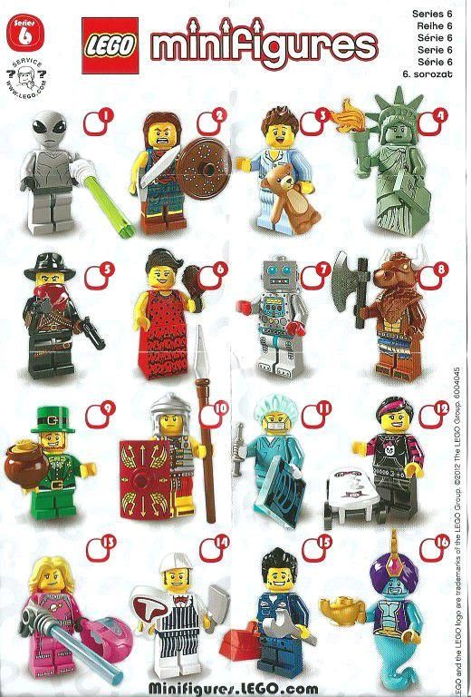 Lego 8827 Minifiguren Serie 6, neu, Auswahl in Berglern