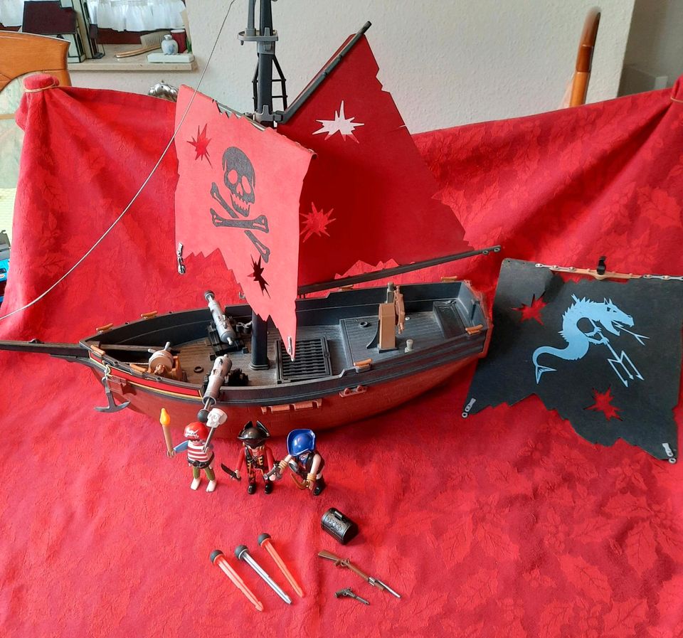 Playmobil 3174 Piratenschiff roter Kosar Piraten in Pinneberg