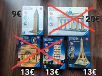 Puzzle 3D Big Ben Tour Eiffel Night  Ravensburger Baden-Württemberg - Mühlacker Vorschau