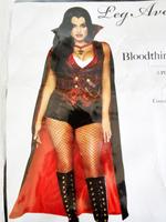Leg Avenue 3-tlg. Karneval Vampir Kostüm Set rot-schwarz - Gr. L Niedersachsen - Bissendorf Vorschau