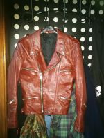 Coole Echt 70er Oldschool Biker Lederjacke Gr. 50 Nordrhein-Westfalen - Werdohl Vorschau